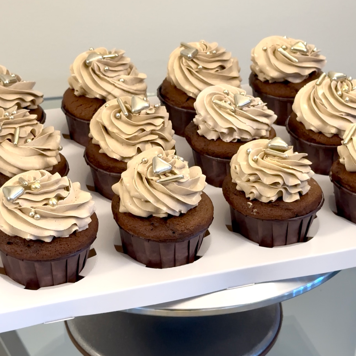 Box of 12 handcrafted cupcakes, YBLN Pastry Calgary