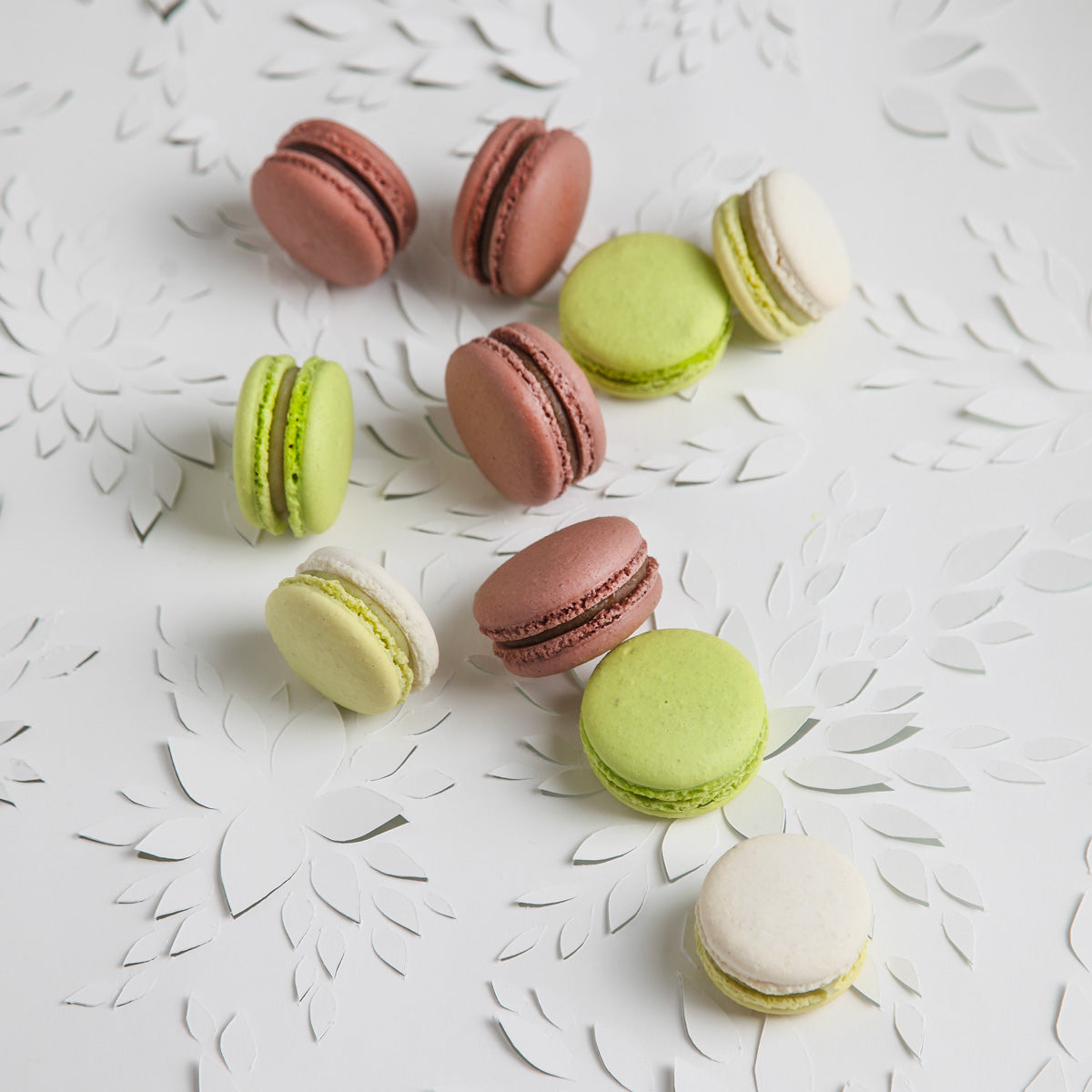 YBLN After Dinner macaron box, 12 pieces, four flavours, Calgary