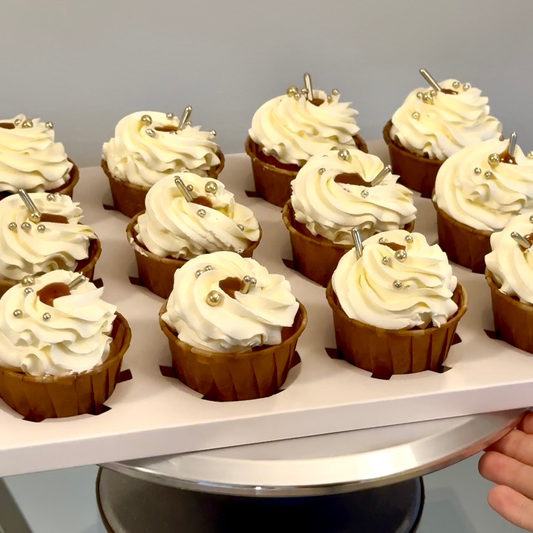 Box of 12 handcrafted cupcakes, YBLN Pastry Calgary