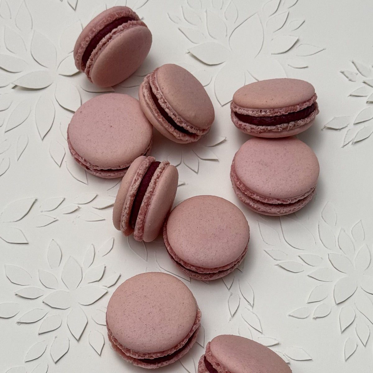 Macaron Tower with 70 pieces, three flavours, YBLN Pastry Calgary