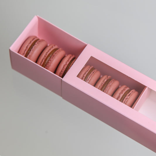 Box of 6 Hazelnut and Coffee macarons, YBLN Pastry Calgary